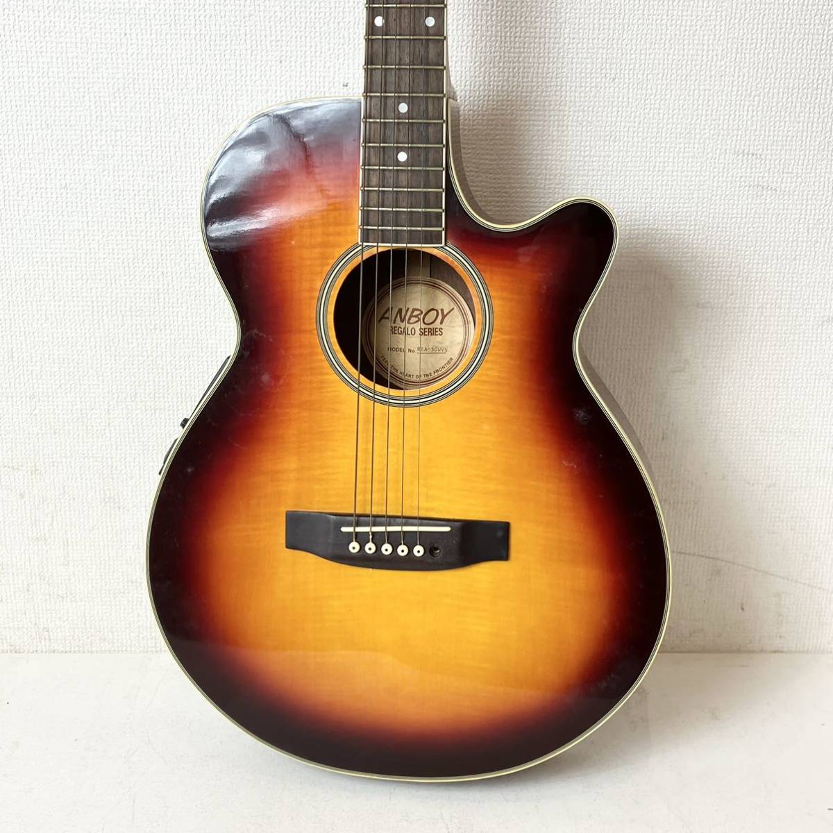220＊中古品 ANBOY アンボーイ エレアコ エレキギター 