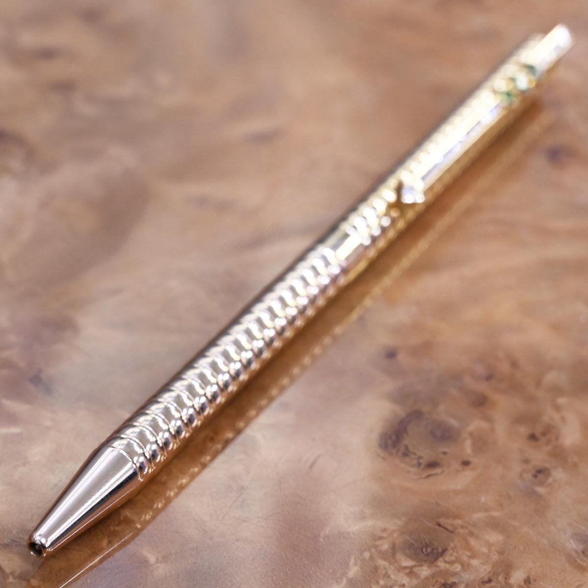 本物 極上品 S.T.デュポン K18ゴールド×ダイヤモンドクリップ ローラー