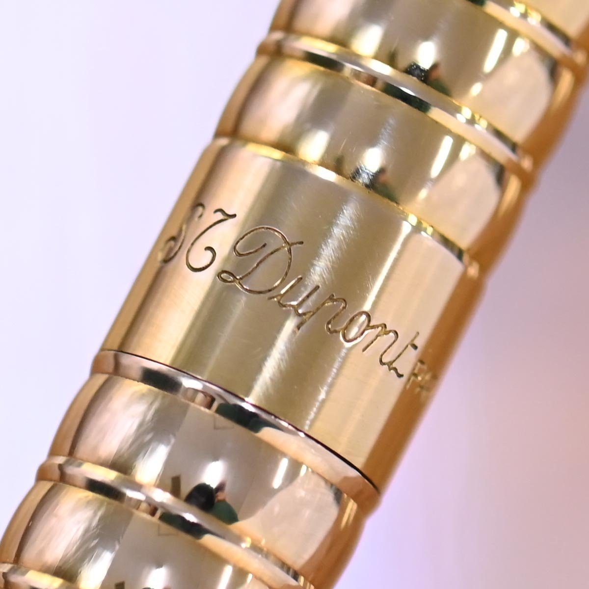 本物 極上品 S.T.デュポン K18ゴールド×ダイヤモンドクリップ ローラー