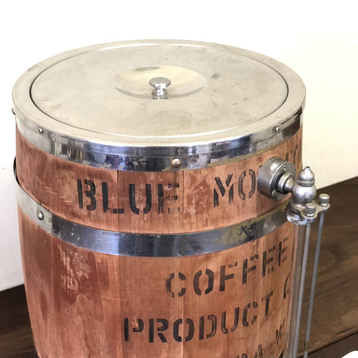 V005○W34×H43 アンティーク アイスコーヒーサーバー 氷冷式  