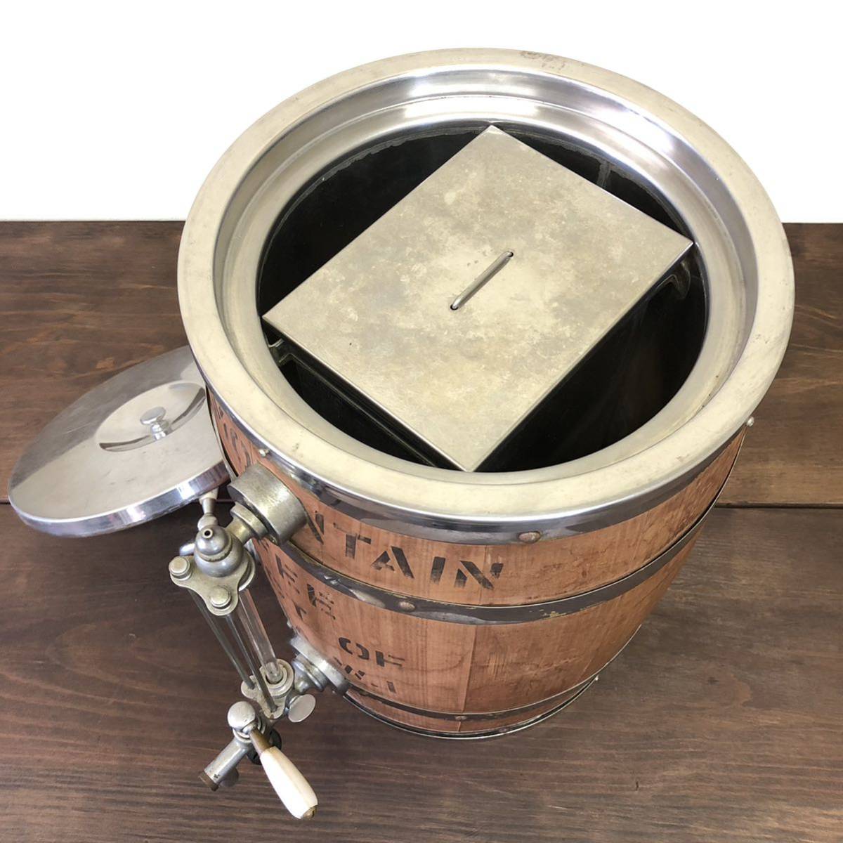 V005○W34×H43 アンティーク アイスコーヒーサーバー 氷冷式  