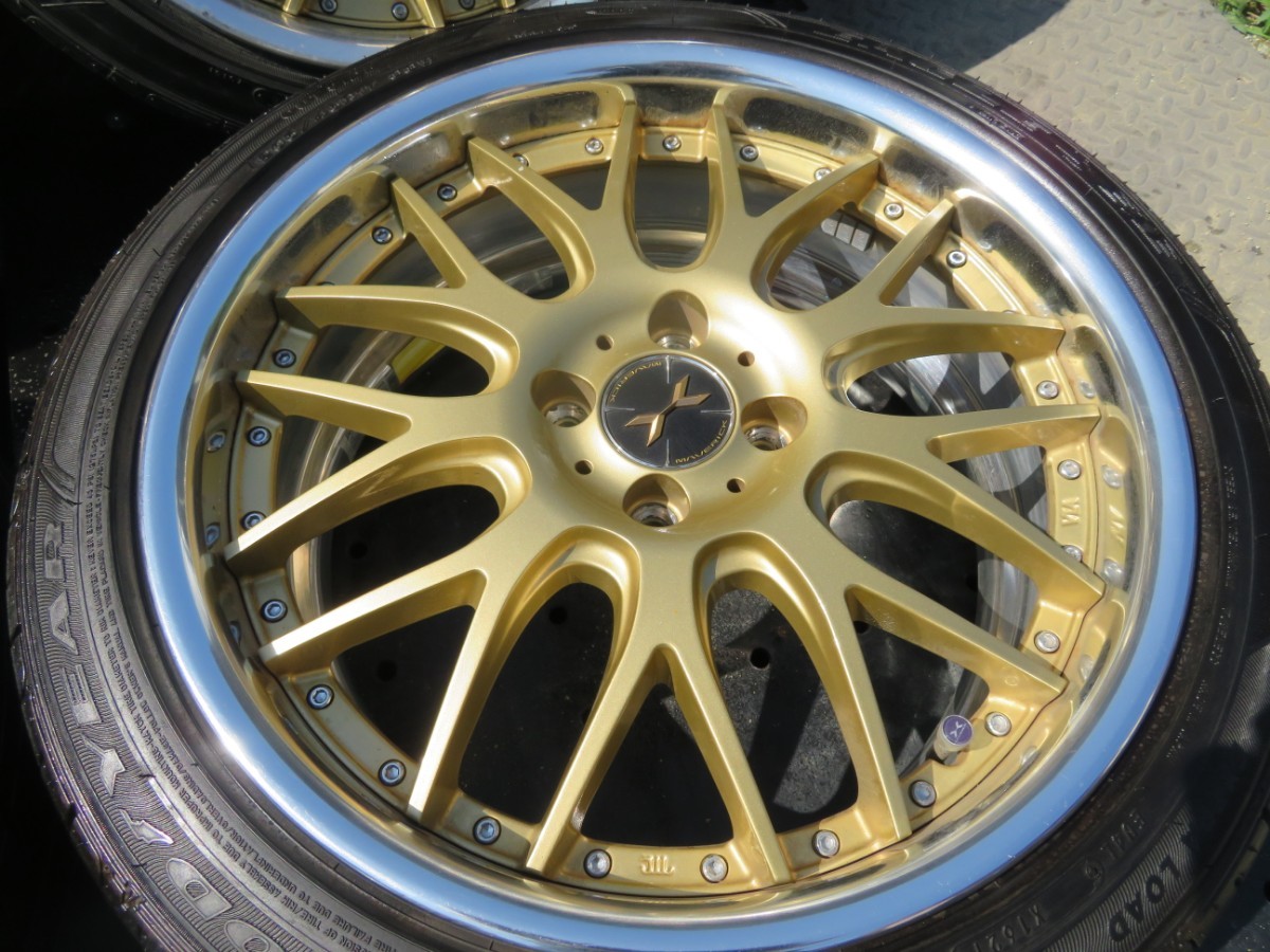 極上!!weds MAVERICK マーヴェリック 709M ゴールド 良溝 205/45R17