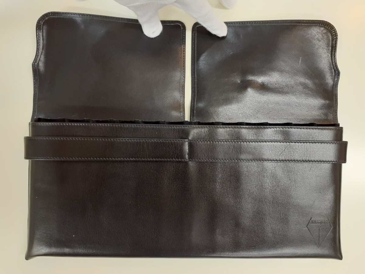 新品】MAGGIORE マッジョーレ ペンケース ロールタイプ 10本用 黒 極美