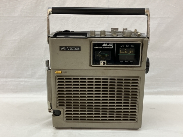 1円】 Victor M-5 ポータブルラジオ テレビジョン受信機 ビクター 5 