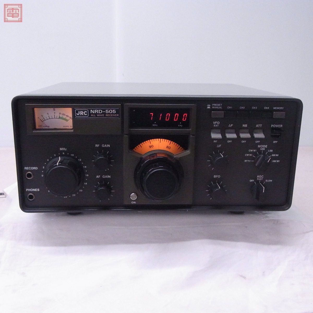 JRC NRD-505 HF帯 受信機 オプション多数組込済 20(受信機)｜売買され  