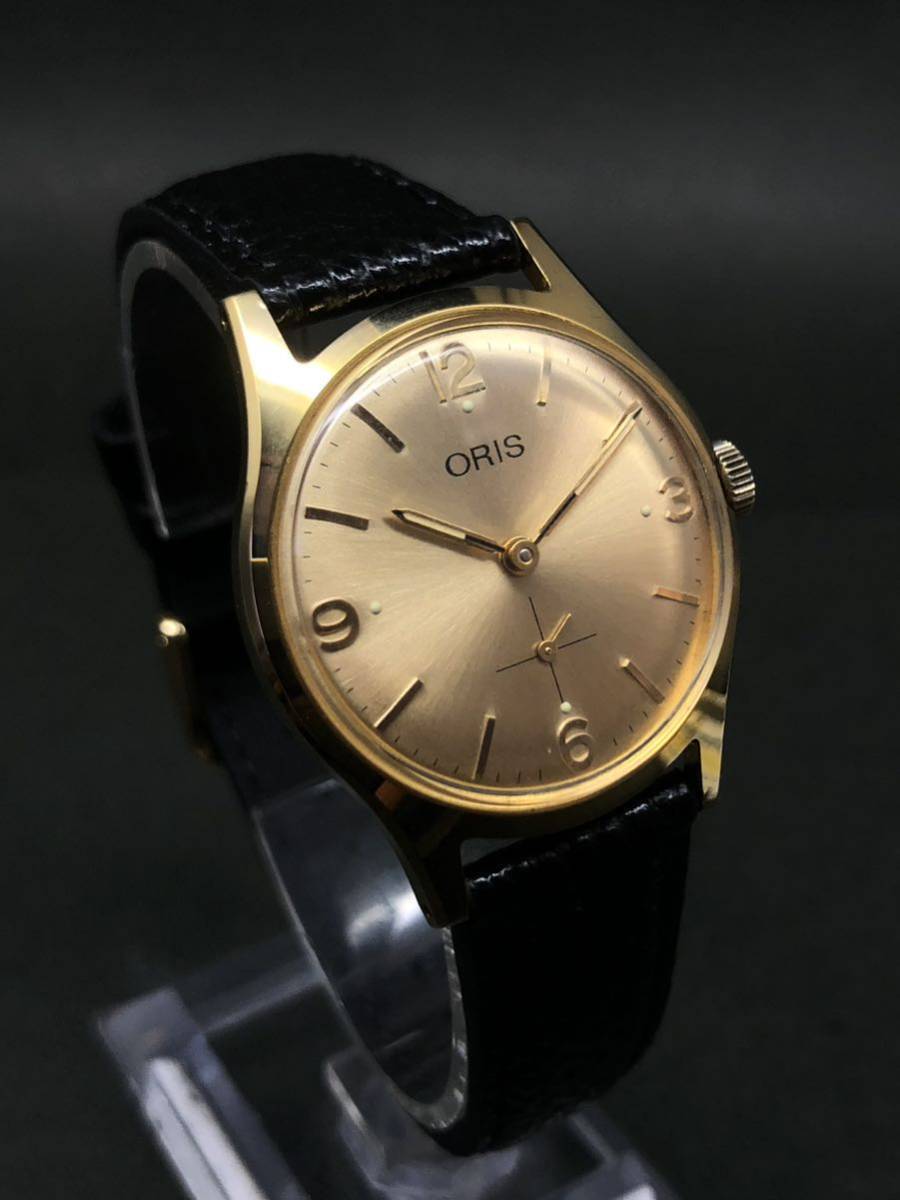 中古美品 希少 ORIS⁄オリス6756⁄スモールセコンド飛び 0 現状 ORIS 