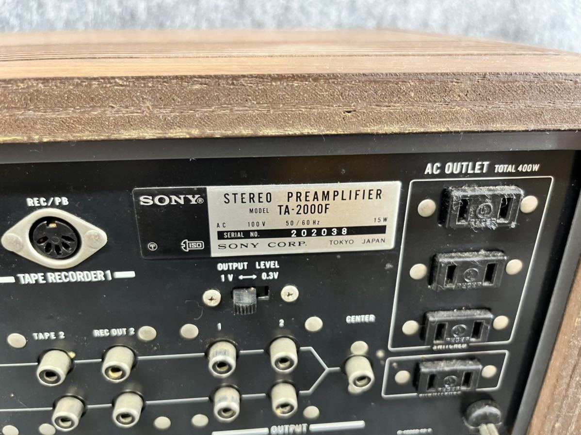 SONY TA-2000f 通電確認済