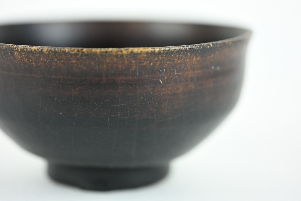 閑古鳥 李朝 【 黒高麗 茶碗 】 時代もの 黒高麗茶碗 ⁄ | アート・骨董品