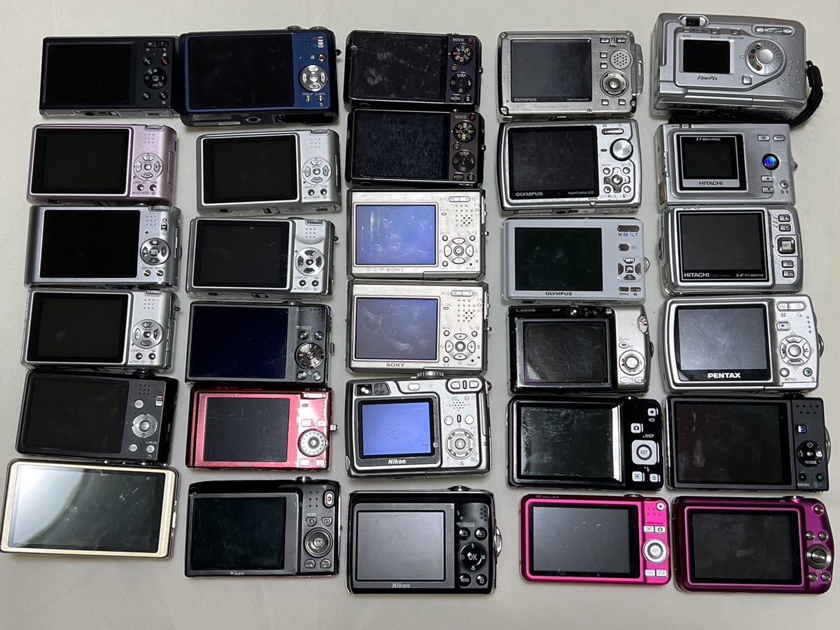 Nikon CASIO panasonic デジカメ 4個まとめ 現状品 デジカメまとめ売り 30個 Nikon Panasonic SONY CASIO Canon 他