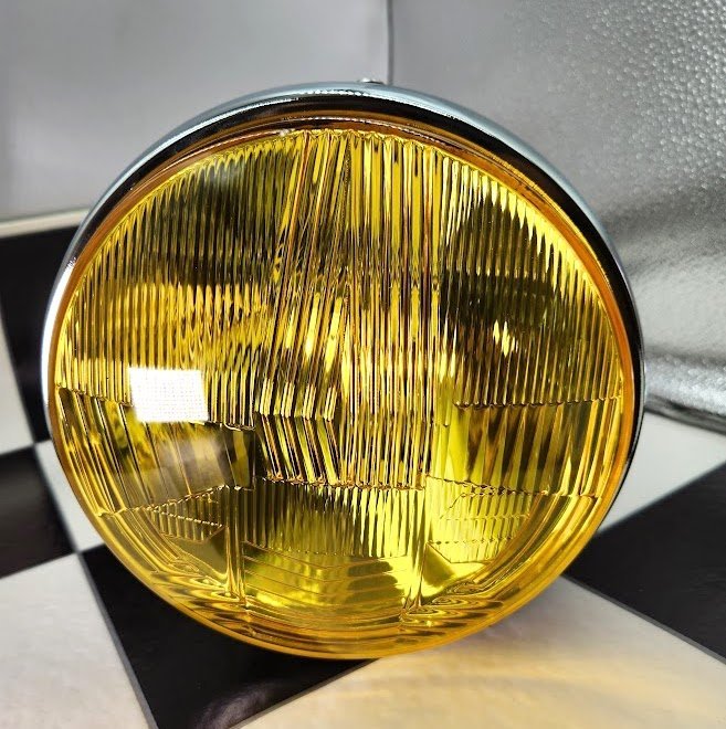 GSX250E ザリ ゴキ CIBIE シビエタイプ メッキケース 180Φ イエロー