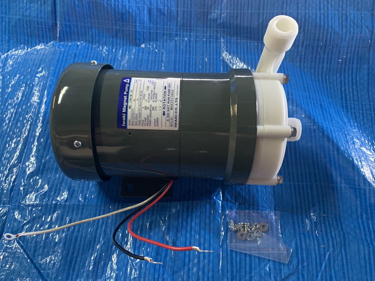 イワキ Iwaki マグネットポンプ MD-70RZM-3S 200V 2P新品未使用 残り2台 送料無料 安心のヤマト