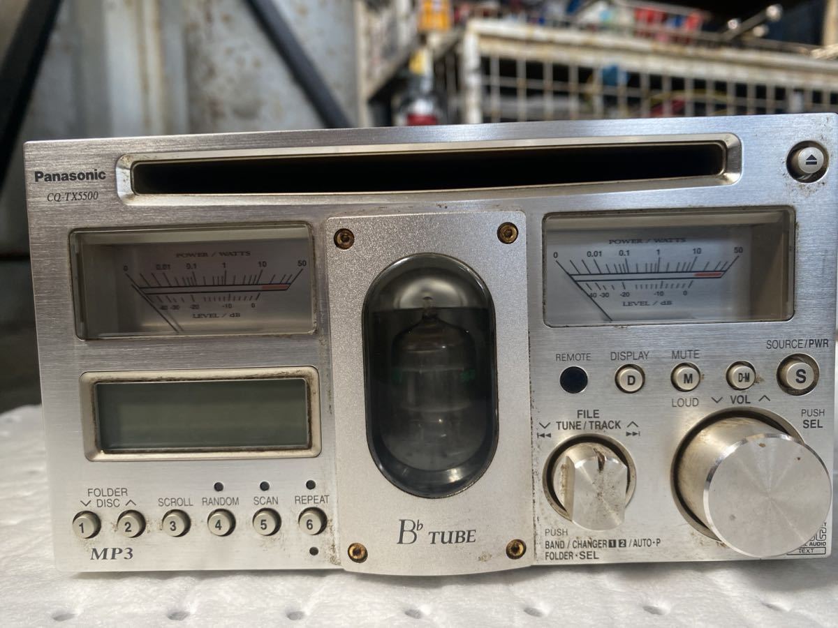 CQ-TX5500Panasonic 真空管 2DIN CDプレーヤー