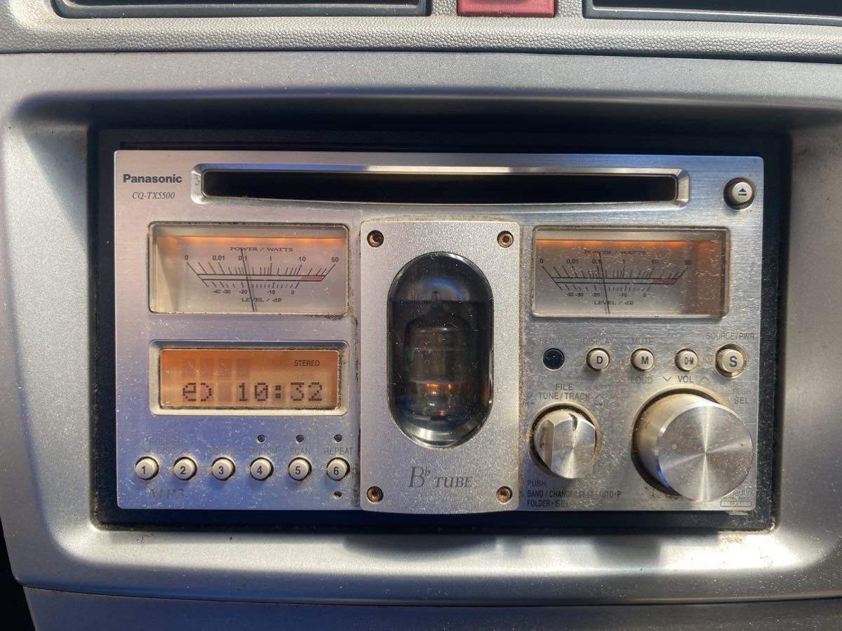 CQ-TX5500Panasonic 真空管 2DIN CDプレーヤー