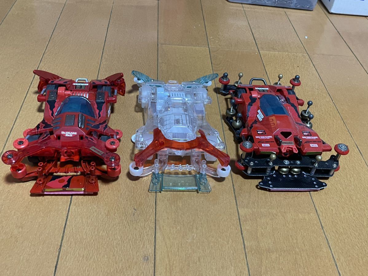 ブロッケンギガント×3台セット FM-Aシャーシ タミヤミニ四駆REV 完成品