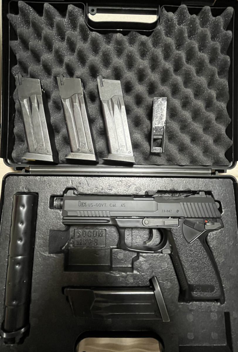 東京マルイ ソーコム Mk23 フルセット レビュー(marui 固定 socom mk23