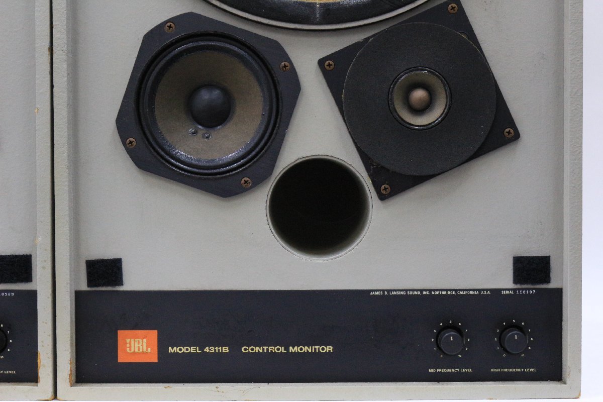 引取限定 スピーカー JBL 4311B 再生OK 清掃済 37*60*30cm 20kg JBL