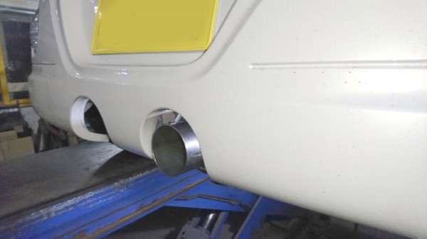 ST☆コペンL880K オールステンマフラー 右片側出し N1☆コペンL880K