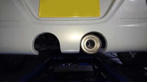 N1☆コペンL880K オールステンマフラー 右片側出し N1☆コペンL880K