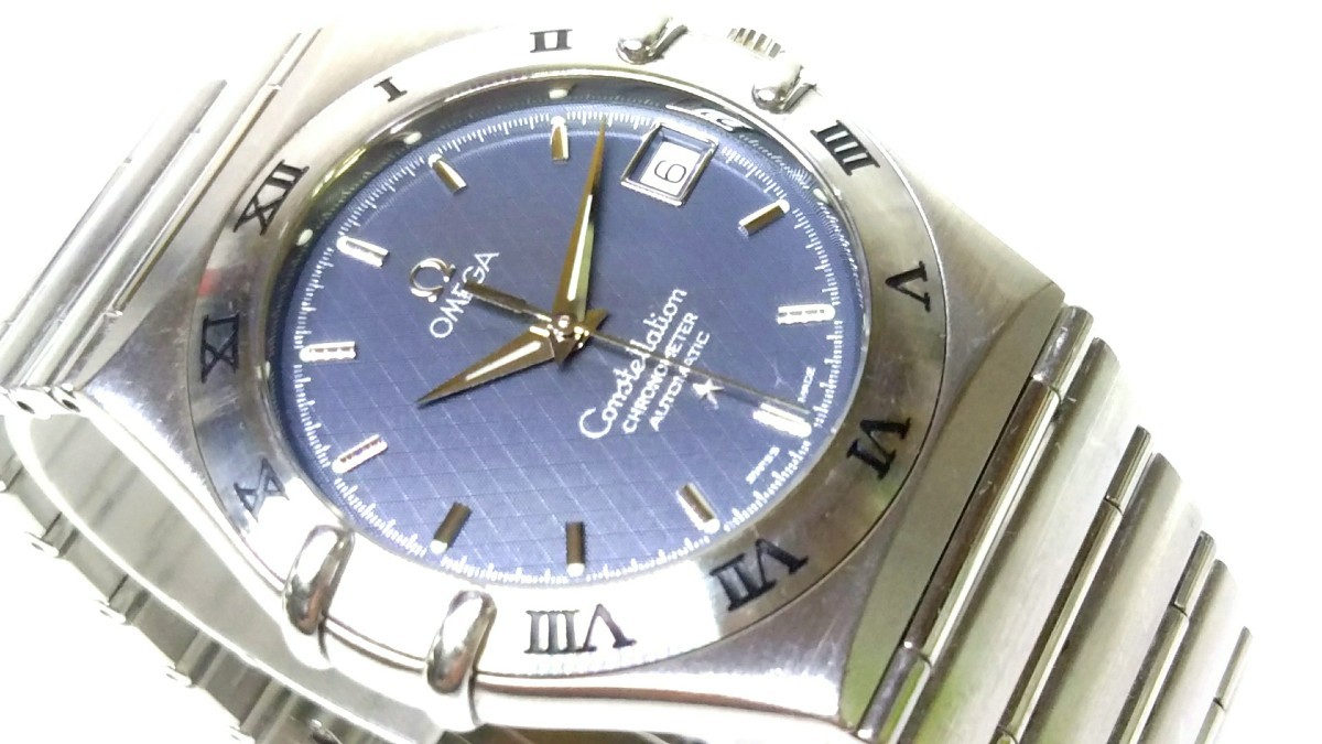 P※ OMEGA オメガ CONSTLATION Chrono Meter クオーツ 自動巻き腕時計