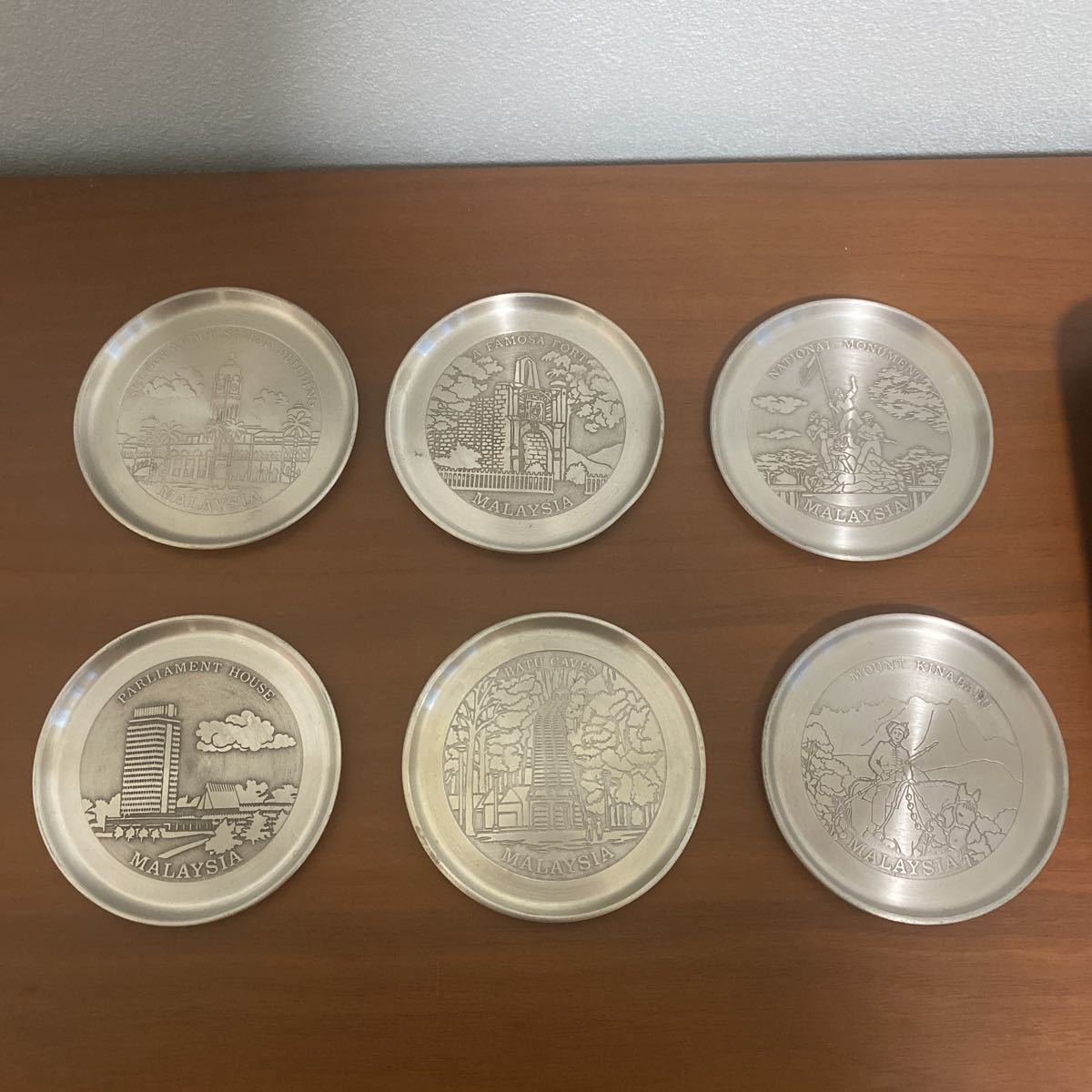 ROYAL SELANGOR PEWTER コースター6枚セット ロイヤルセランゴール