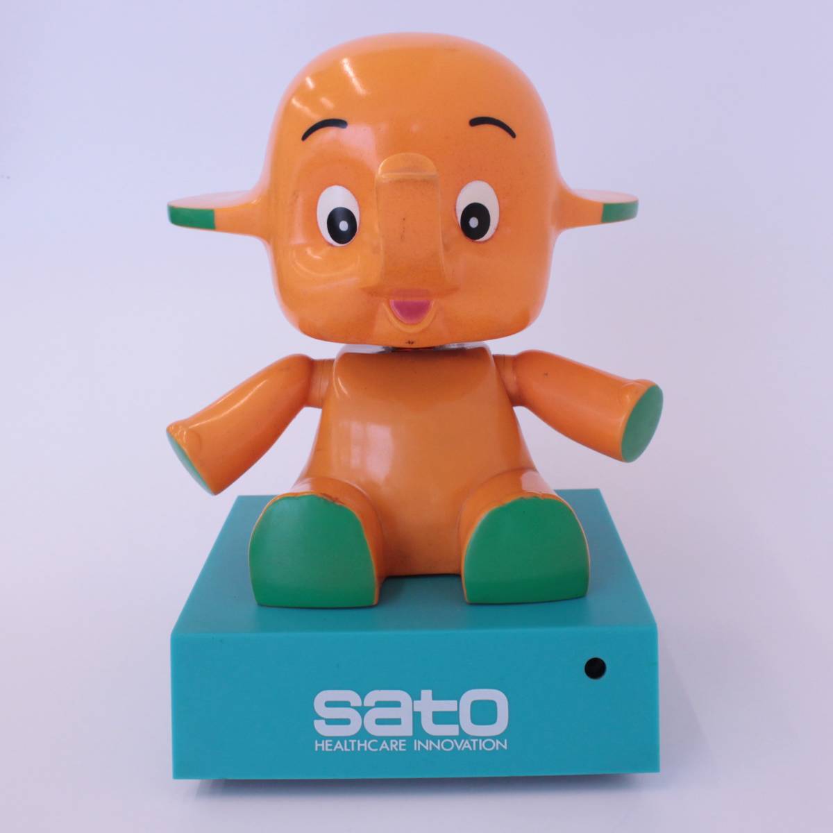 トーキングサトちゃん　佐藤製薬 / カウンター用 ソフビ人形 昭和レトロ 当時物 トーキングサトちゃん 佐藤製薬 / カウンター用 ソフビ人形 昭和レトロ