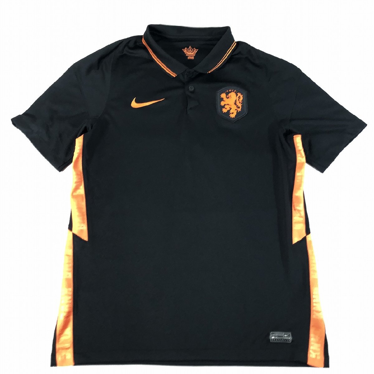 【新作登場】 // NIKE ナイキ/サッカーオランダ代表 レプリカ アウェーユニフォーム 2020年 M 黒 超 /(オランダ)｜売買されたオークション情報、yahooの商品情報をアーカイブ公開 - オークファン ユニフォーム