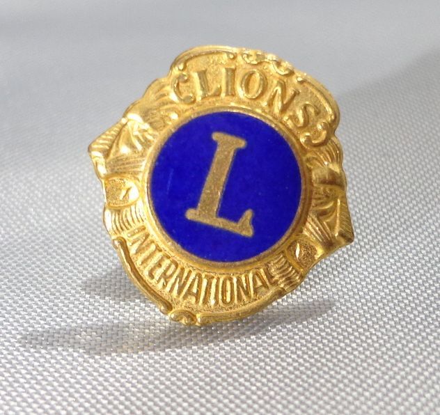 蝶タック Lions club ライオンズクラブ国際協会 エンブレムマーク 会員