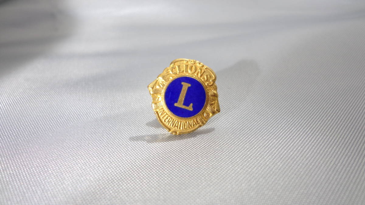 蝶タック Lions club ライオンズクラブ国際協会 エンブレムマーク 会員 