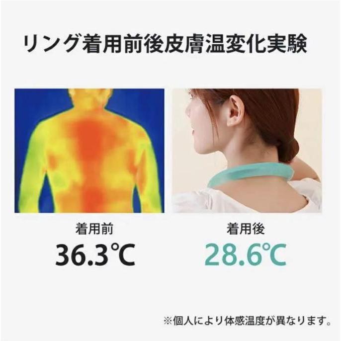 ネッククーラー アイスネックバンド ネックバンド 冷却バンド 熱中症対策 　ブルー_2