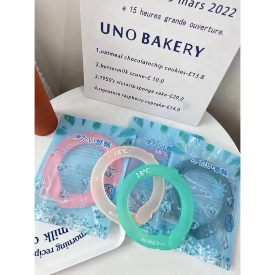 ネッククーラー アイスネックバンド ネックバンド 冷却バンド 熱中症対策 　ブルー_6