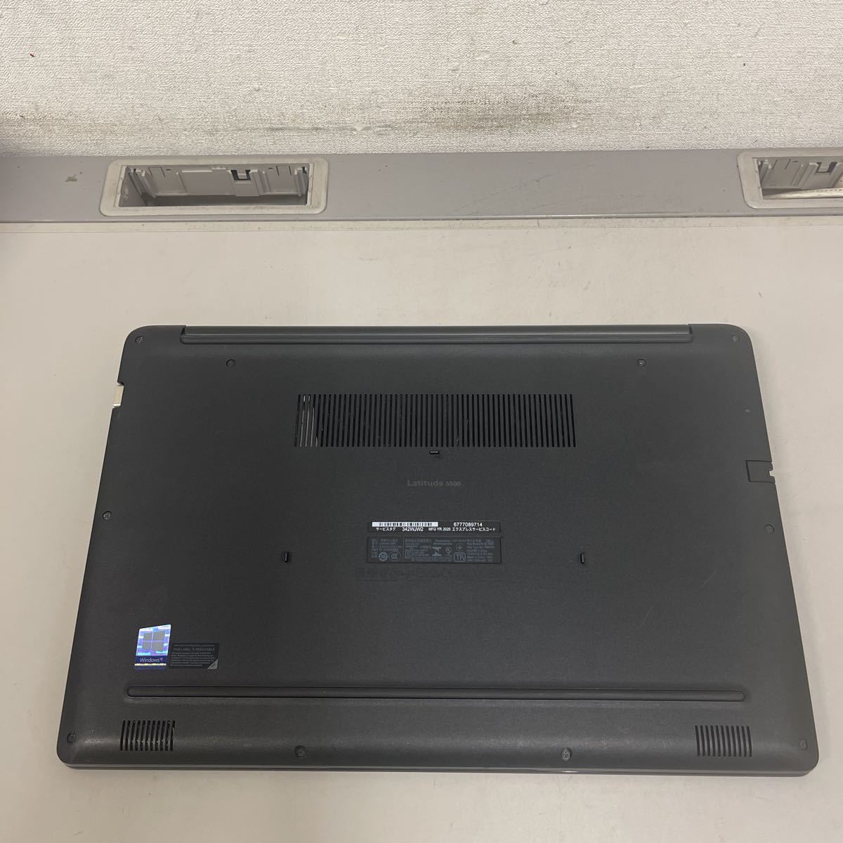 A96 DELL Latitude 3500 Core i3第8世代 メモリ8GB 通電不可 ジャンク