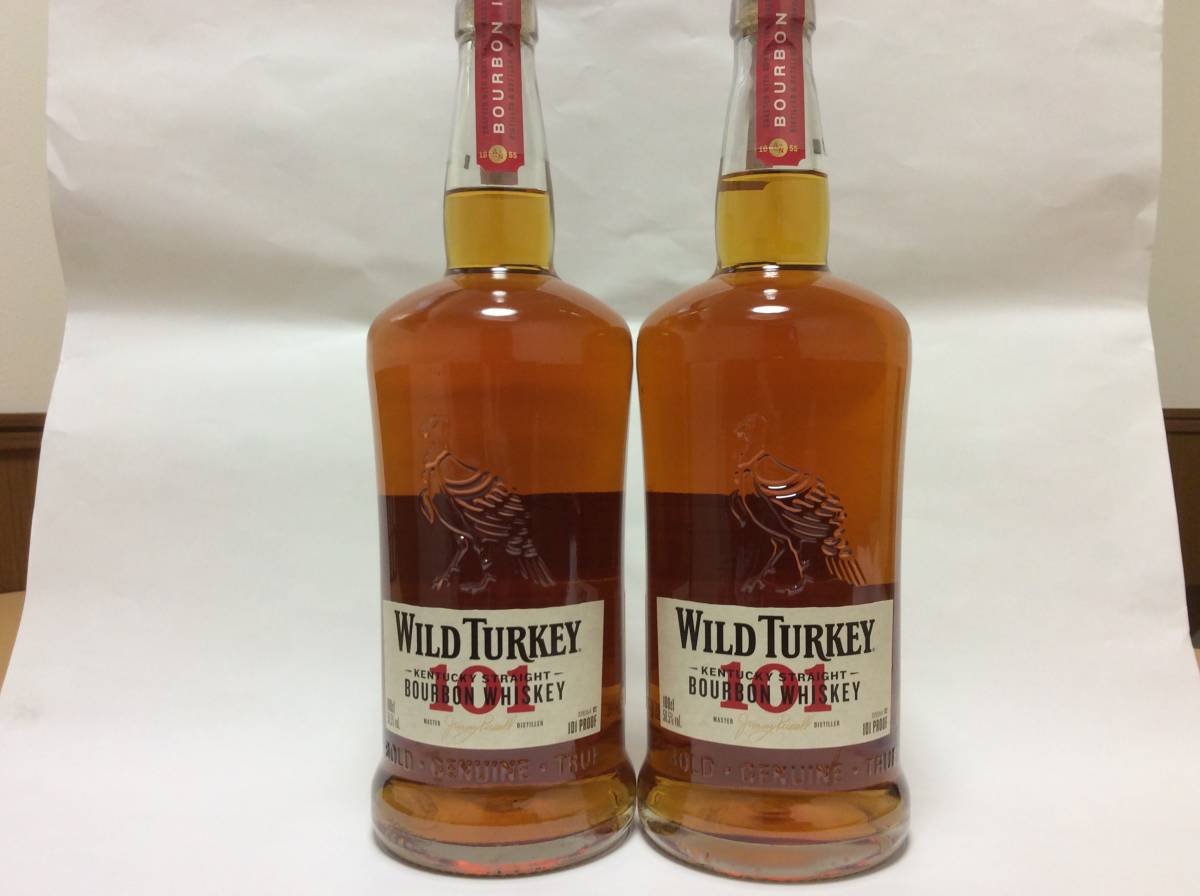 【2本セット】ワイルドターキー 101プルーフ 1000ml 50.5度 Ｗild Turky 新品2本セット