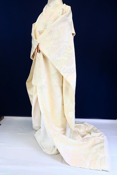 着物フィ】 白打掛け 掛下 襦袢 3点セット 鶴 ホワイト 花嫁 結婚式 白