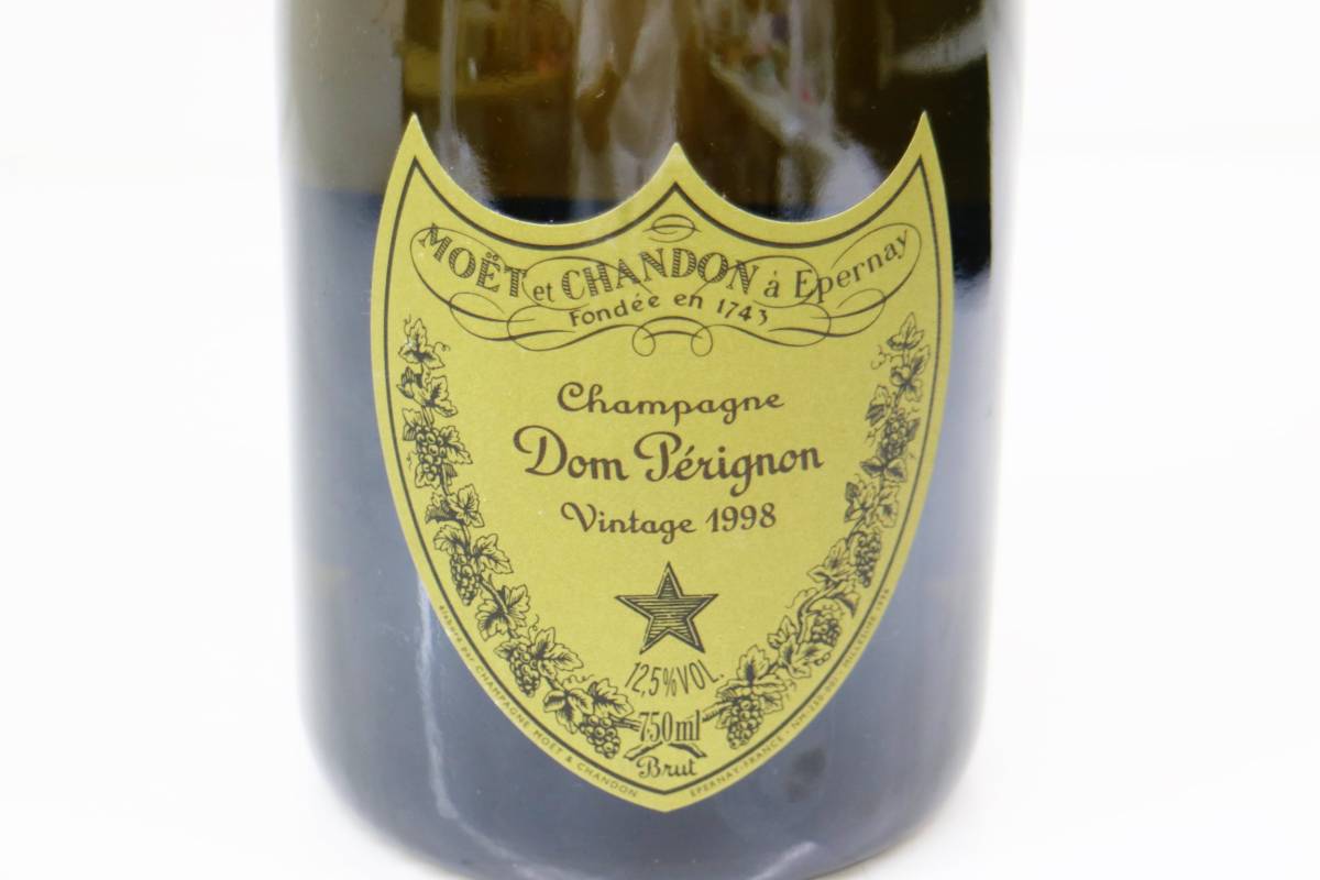 JT6s205 お酒 ドンペリ ドン・ペリニヨン Dom Perignon 1998年/箱別物