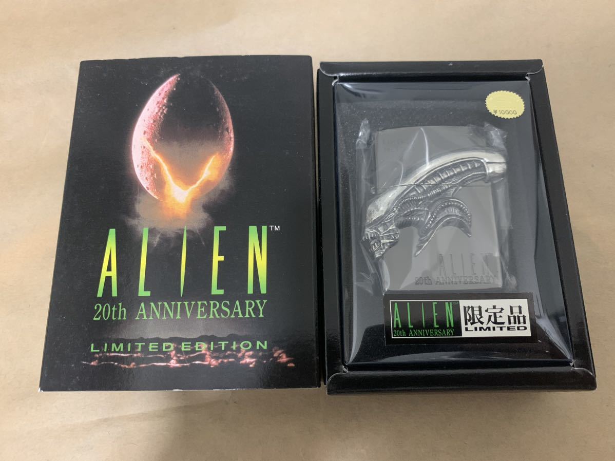 未使用　エイリアン　ZIPPO ALIEN　20th ANNIVERSARY ヘッド　限定品 ジッポ 20th Zippo Alien