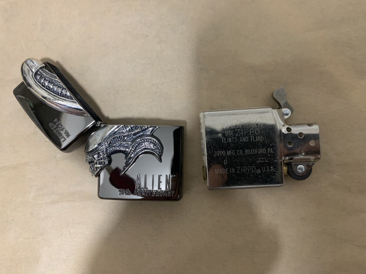 未使用　エイリアン　ZIPPO ALIEN　20th ANNIVERSARY ヘッド　限定品 ジッポ 20th Zippo Alien
