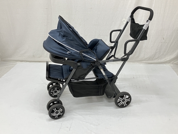KATOJI カトージ 二人でゴー 41911 ネイビー 2人乗り ベビーカー 中古