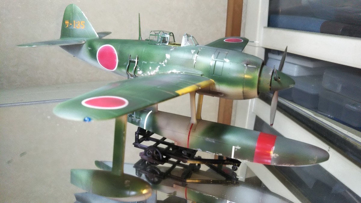 タミヤ1/48完成品「川西水上戦闘機N1K1強風11型」佐世保海軍航空隊135 