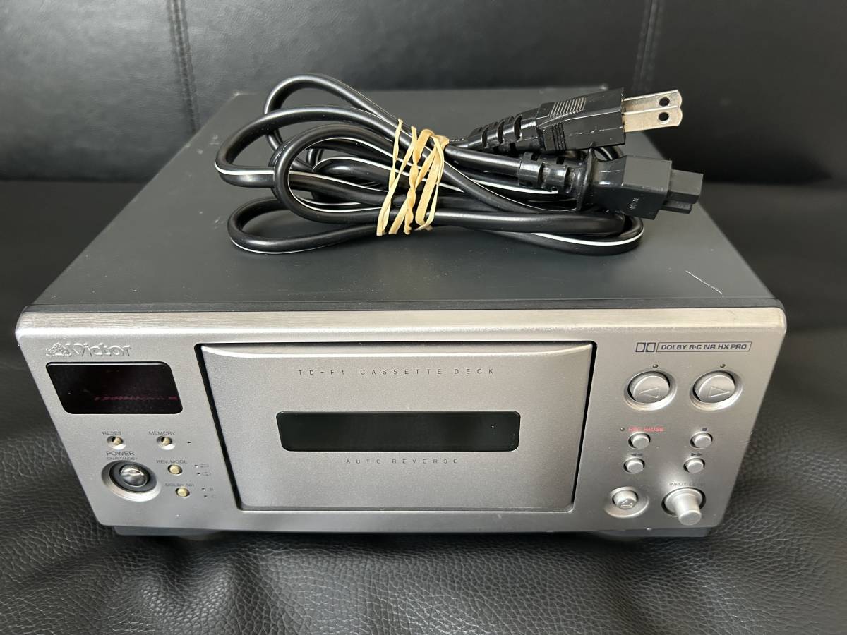 動作確認済み★VICTOR ビクター カセットデッキ TD-F1 ★