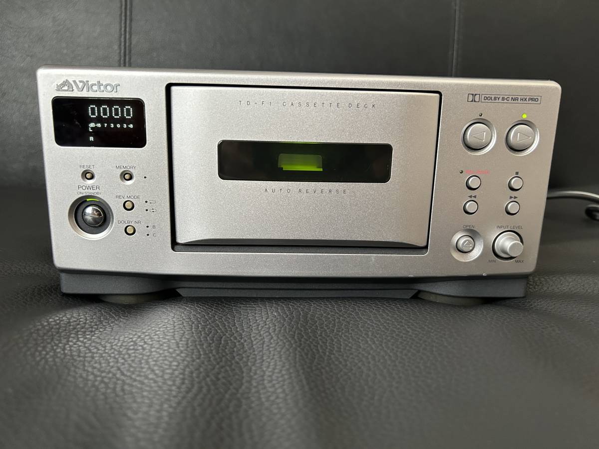 動作確認済み★VICTOR ビクター カセットデッキ TD-F1 ★