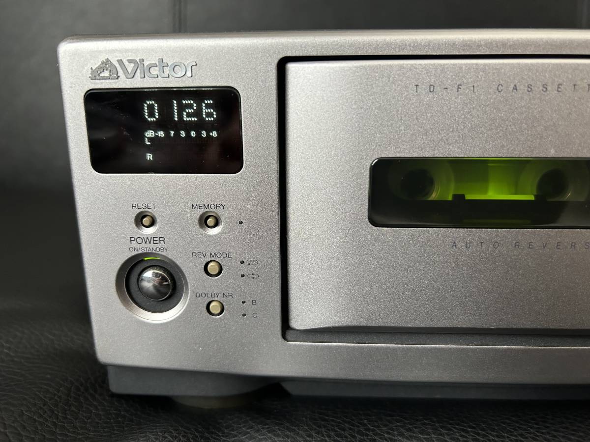 動作確認済み★VICTOR ビクター カセットデッキ TD-F1 ★