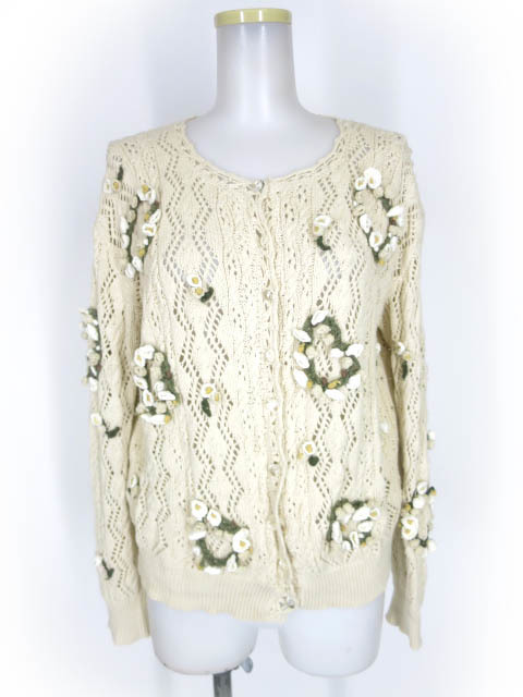 田園詩 リースニットカーディガン [B55275]