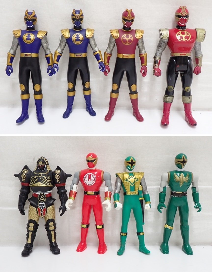 忍風戦隊ハリケンジャー ソフビフィギュア 大量セット/ハリケンレッド