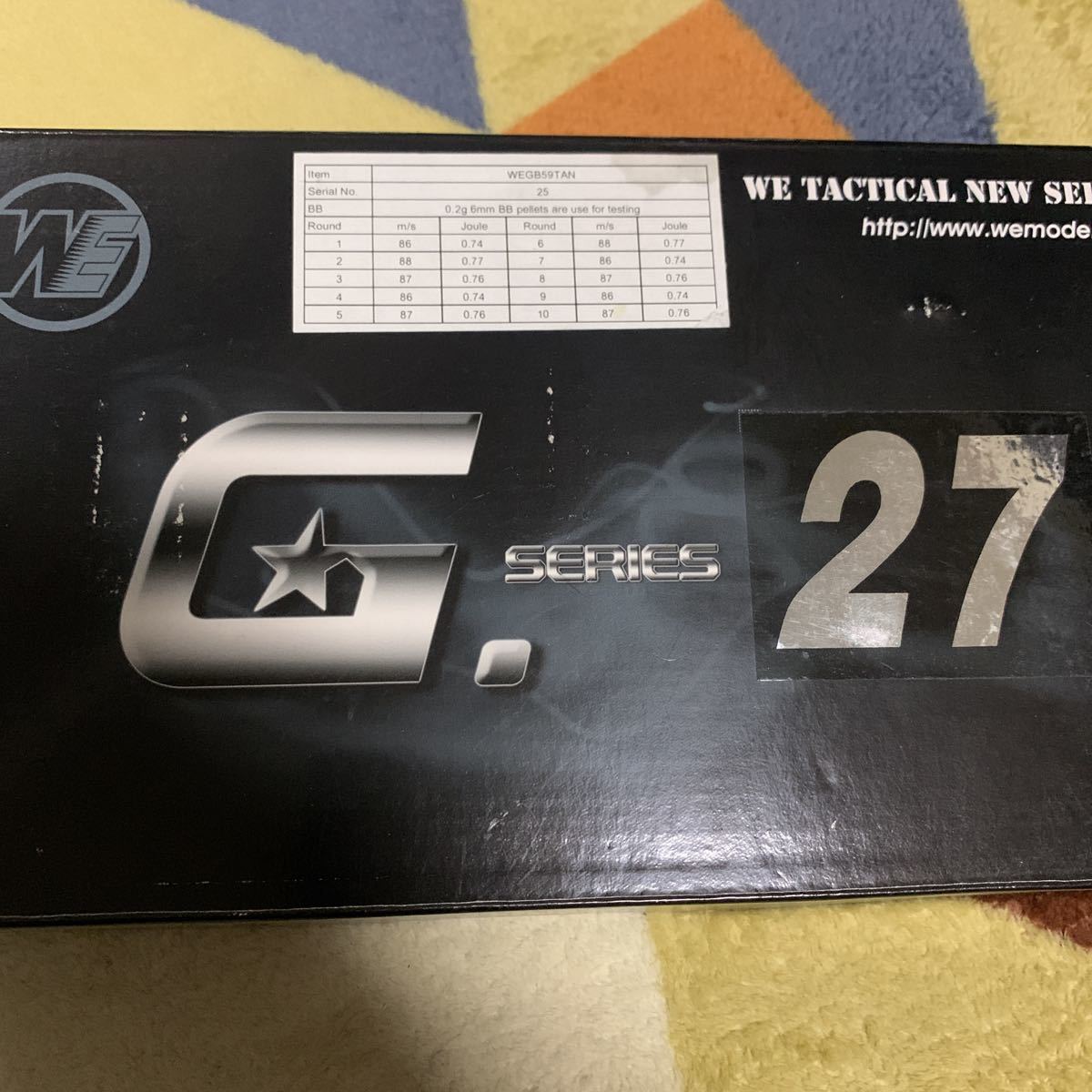 WE GLOCK 27 G27 compact CCW 6mm WE G27ガスガン GLOCK アルミ