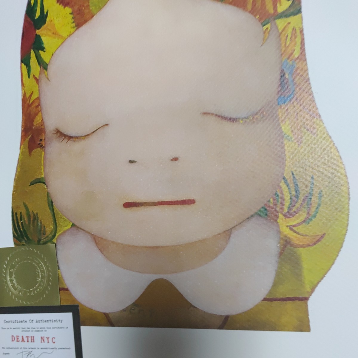 DEATH NYC 世界限定100枚 アートポスター 奈良美智 NARA YOSHITOMO