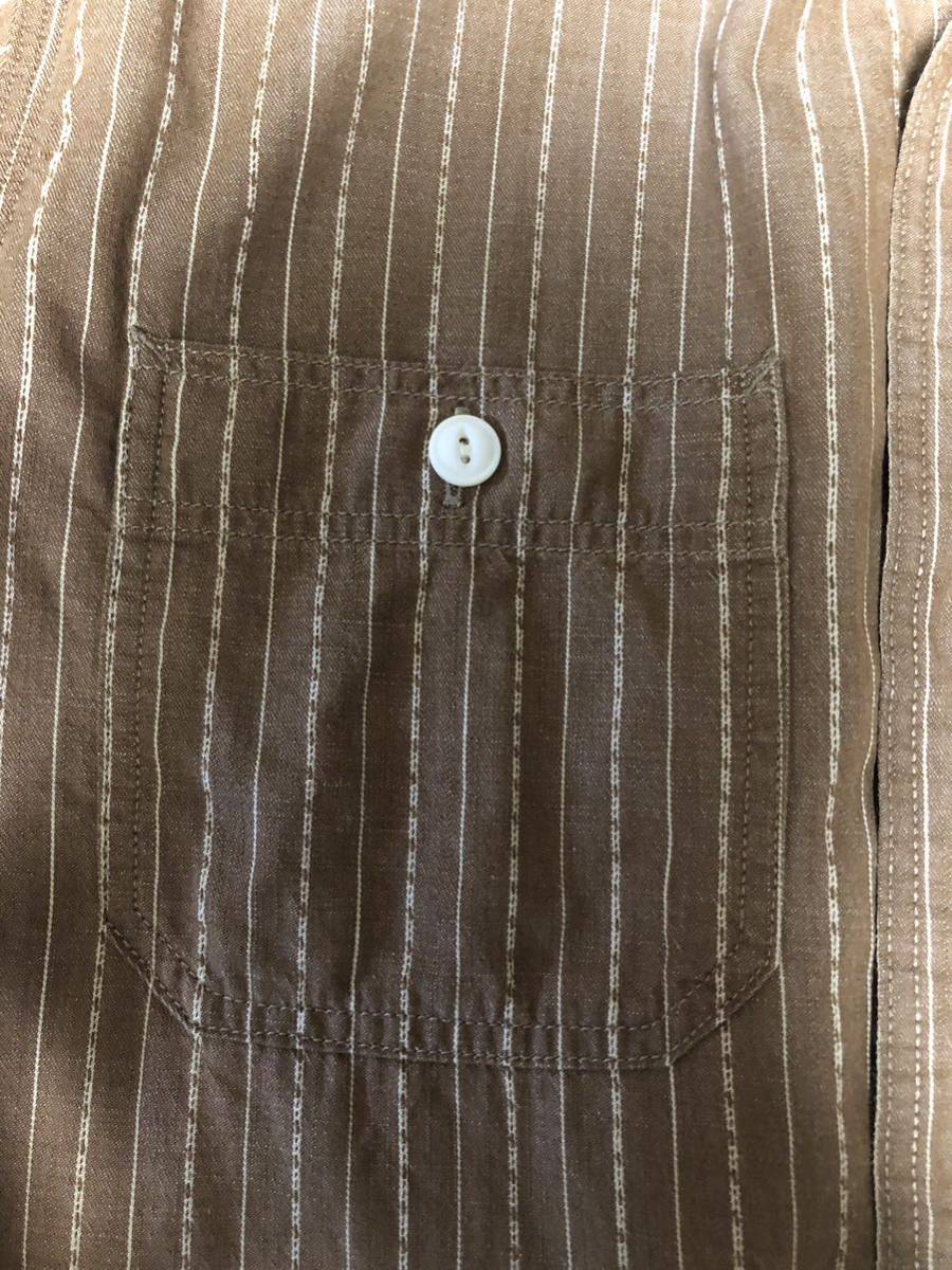傑作】美品 RRL STRIPE WORK SHIRTS ストライプ ワークシャツ 【公式通販】