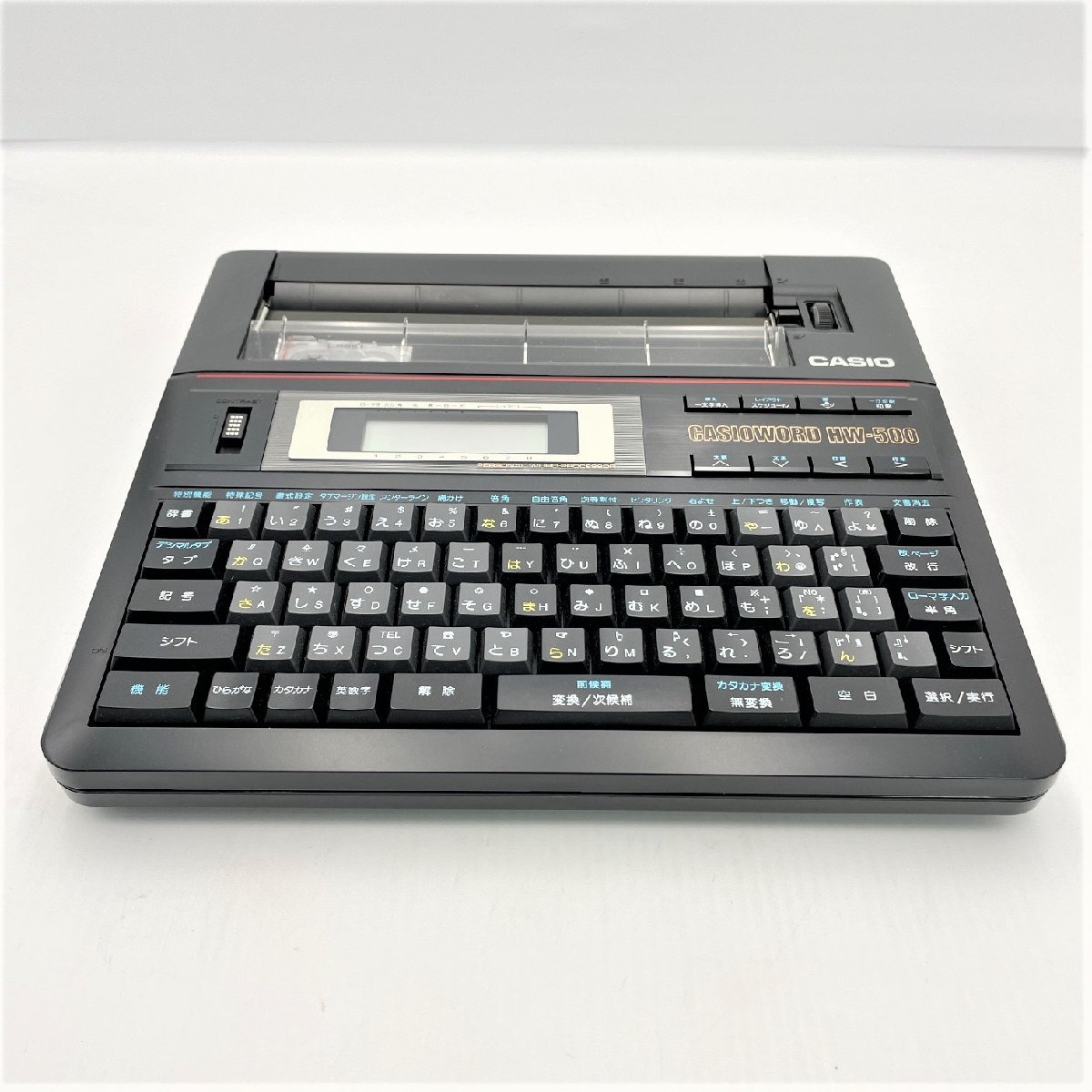 カシオ CASIO ワープロ HW-500 可動品 単1電池4本可動 カバーあり