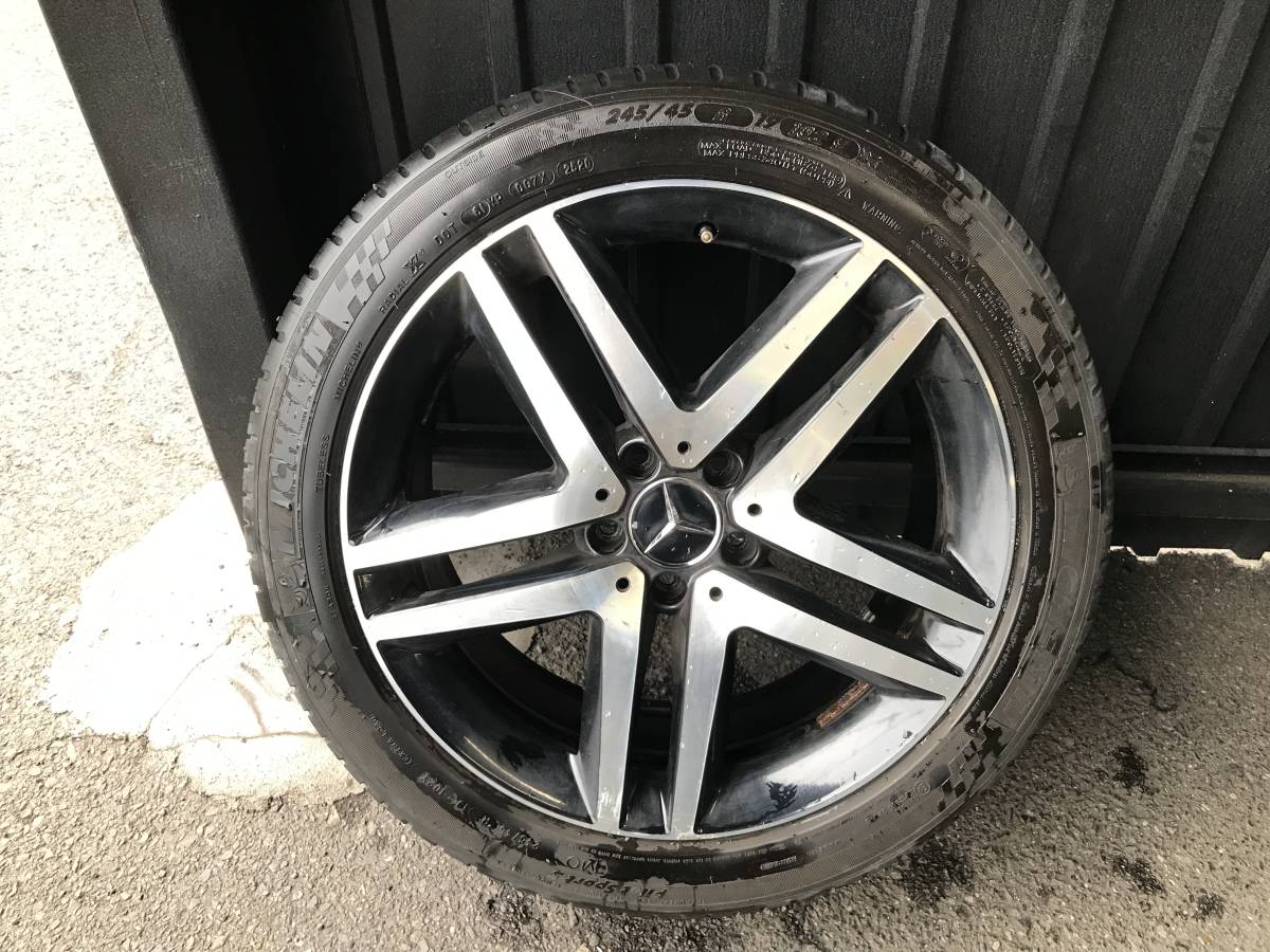 激安 溝有 ベンツ W447 Vクラス 純正19インチホイール 245/45/19 8J 