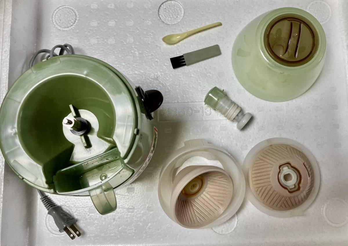 まるごと緑茶 ナショナル 家庭用臼式お茶粉末器 EU6820 National 粉末