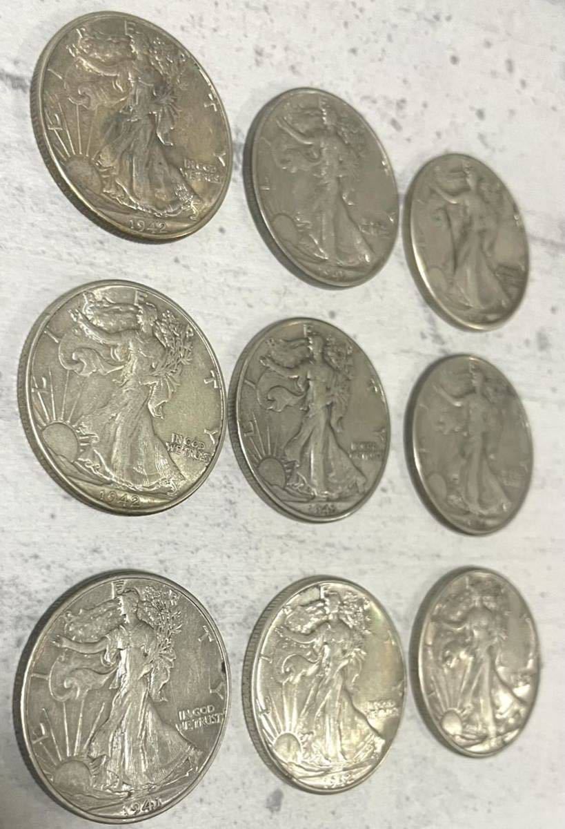 アメリカ ハーフ 1⁄2ドル 銀貨 ケネディ ハーフダラー 0 ダラー